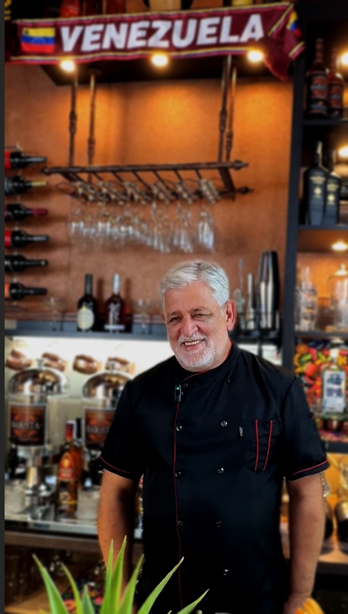 Chef Alfredo no Barista Gastrobar Venezuela